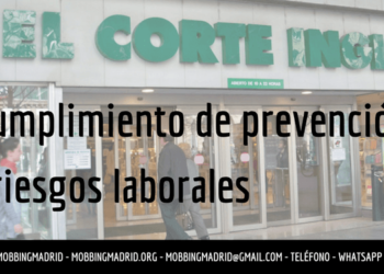 Incumplimiento de prevención de riesgos laborales