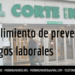 Incumplimiento de prevención de riesgos laborales