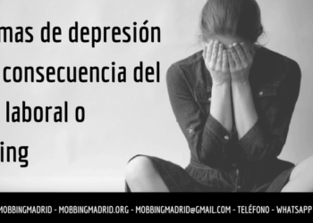 Síntomas de depresión por acoso laboral
